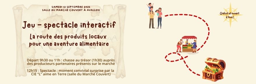 Participez au jeu-spectacle interactif sur la route des produits locaux